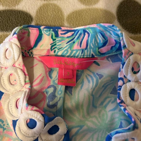 Lilly Pulitzer Peony For Your Thoughts Jane Shift Dress size 2 - Picture 2 of 9